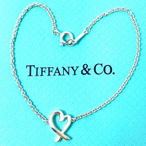 Tiffany & Co. Jewelry - Authentic Tiffany & CO. Paloma Picasso Loving Heart Charm Bracelet.